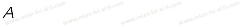 Avant Garde Condense字体转换